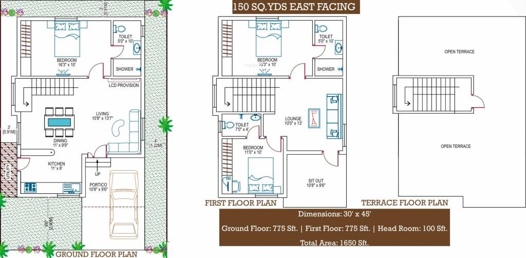 3 BHK residential villa at Bachupally, Hyderabad