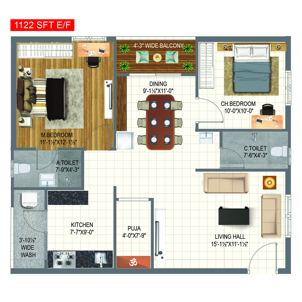 2 & 3 BHK Flats for sale in Nizampet