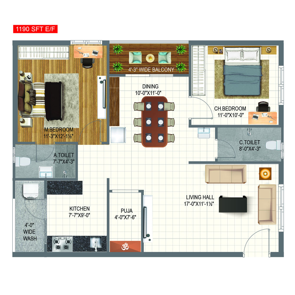 2 & 3 BHK Flats for sale in Nizampet