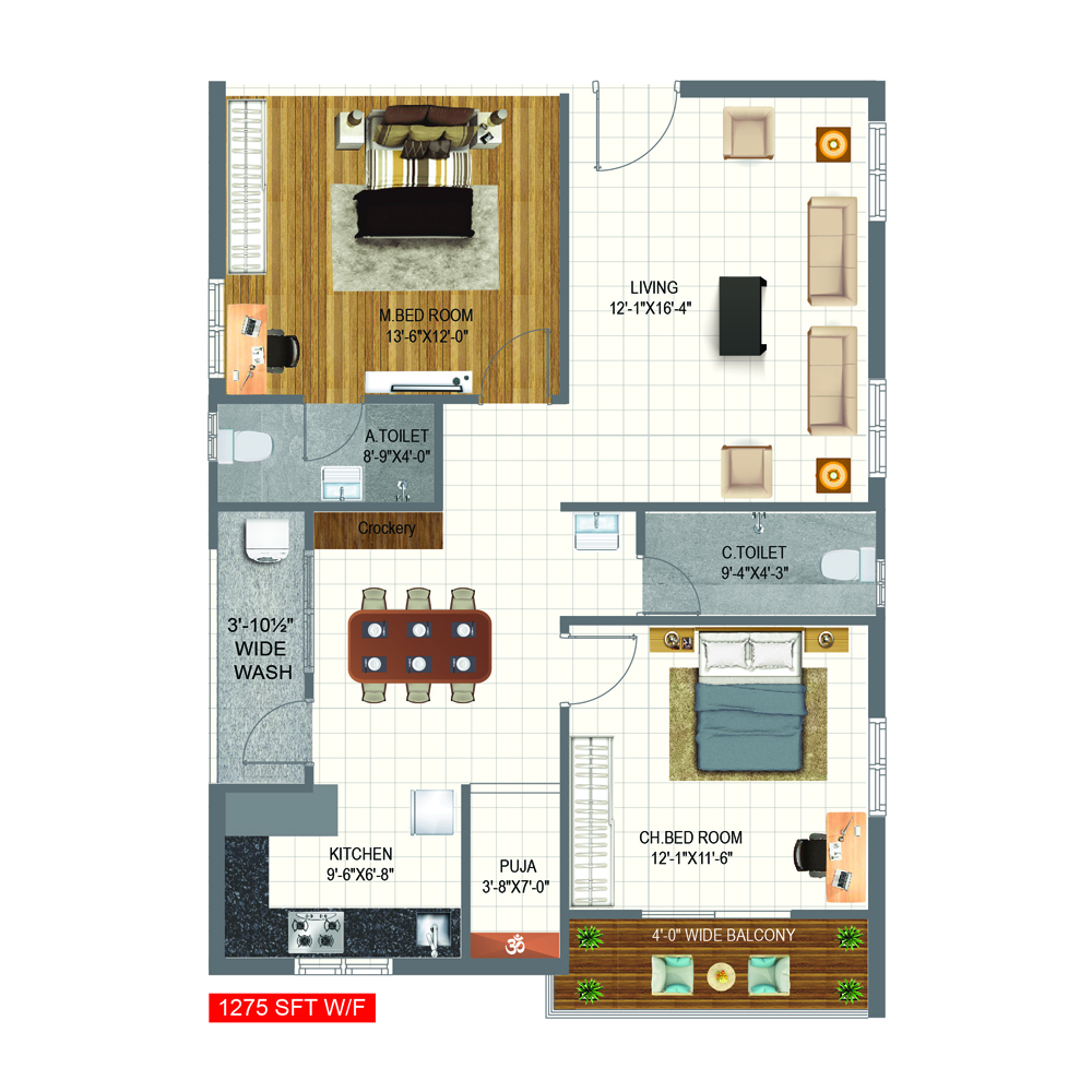 2 & 3 BHK Flats for sale in Nizampet