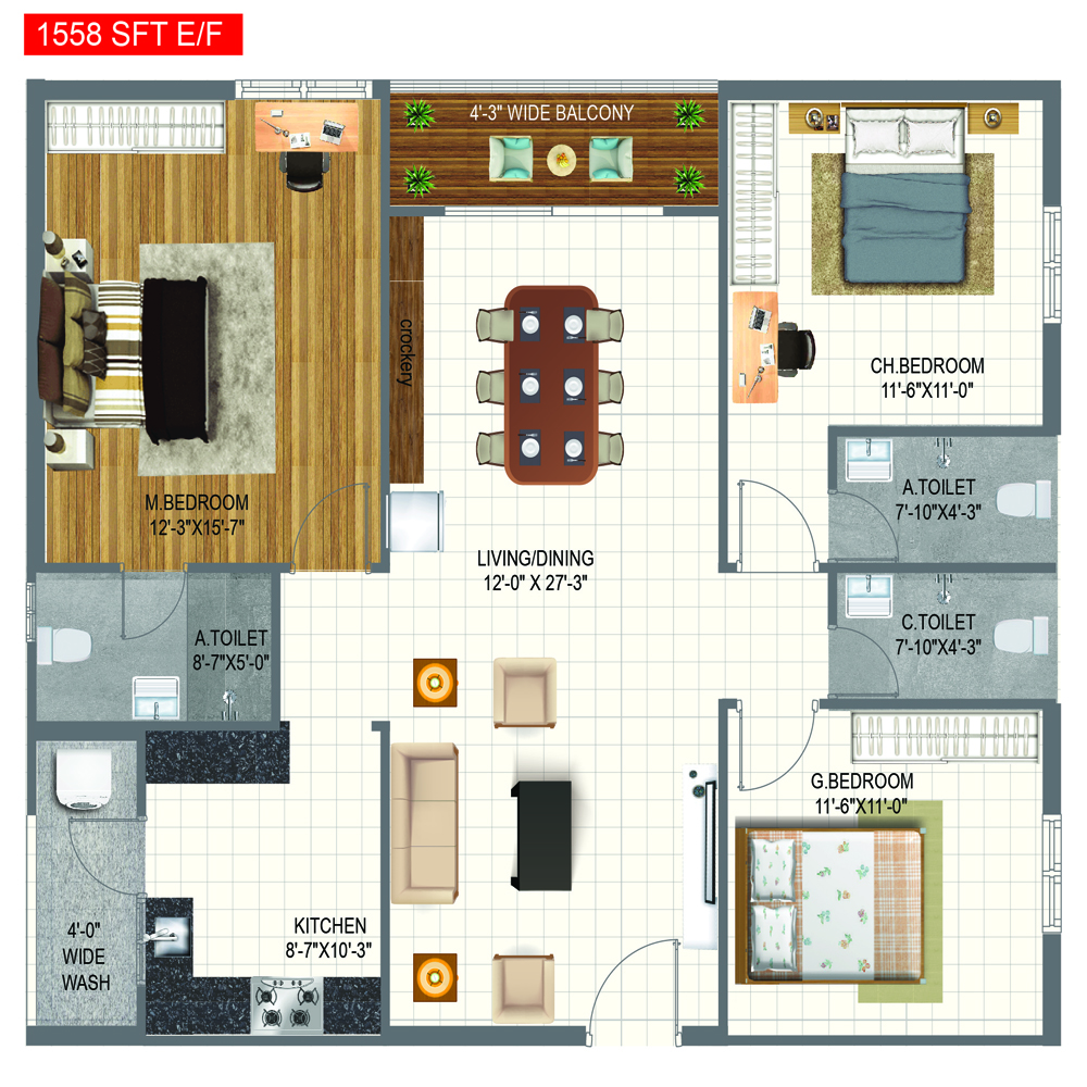 2 & 3 BHK Flats for sale in Nizampet