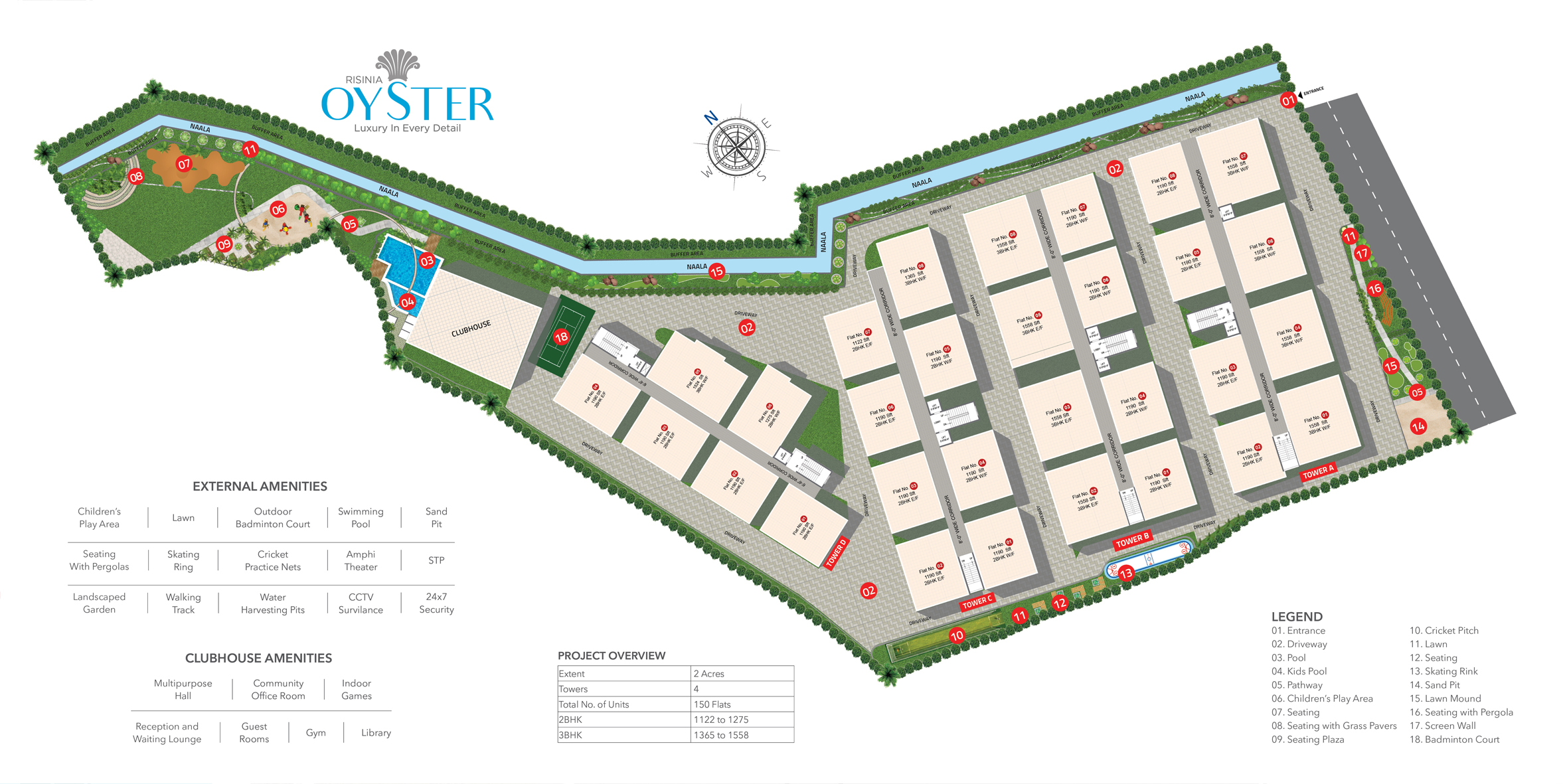 2 & 3 BHK Flats for sale in Nizampet