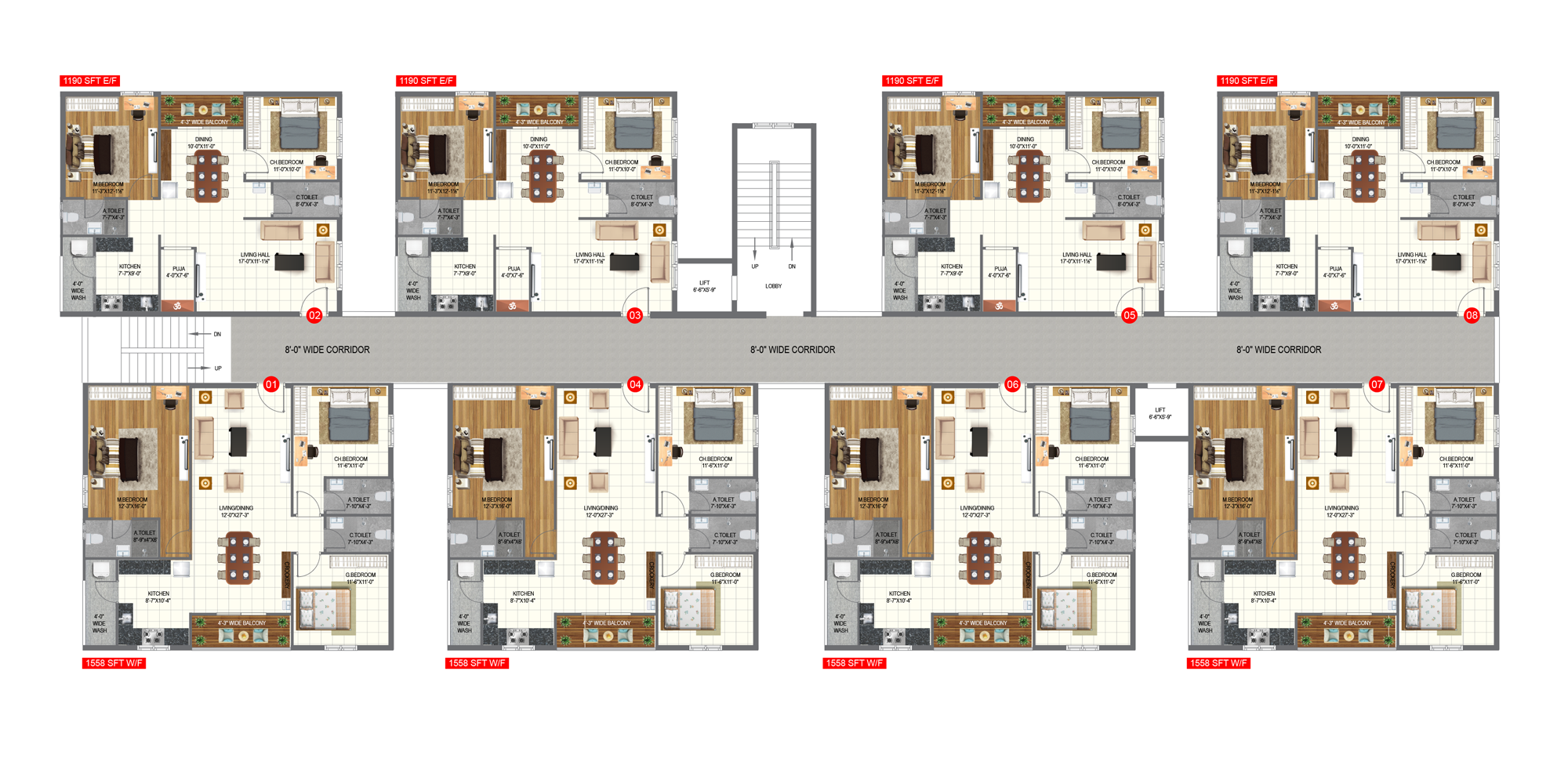 2 & 3 BHK Flats for sale in Nizampet