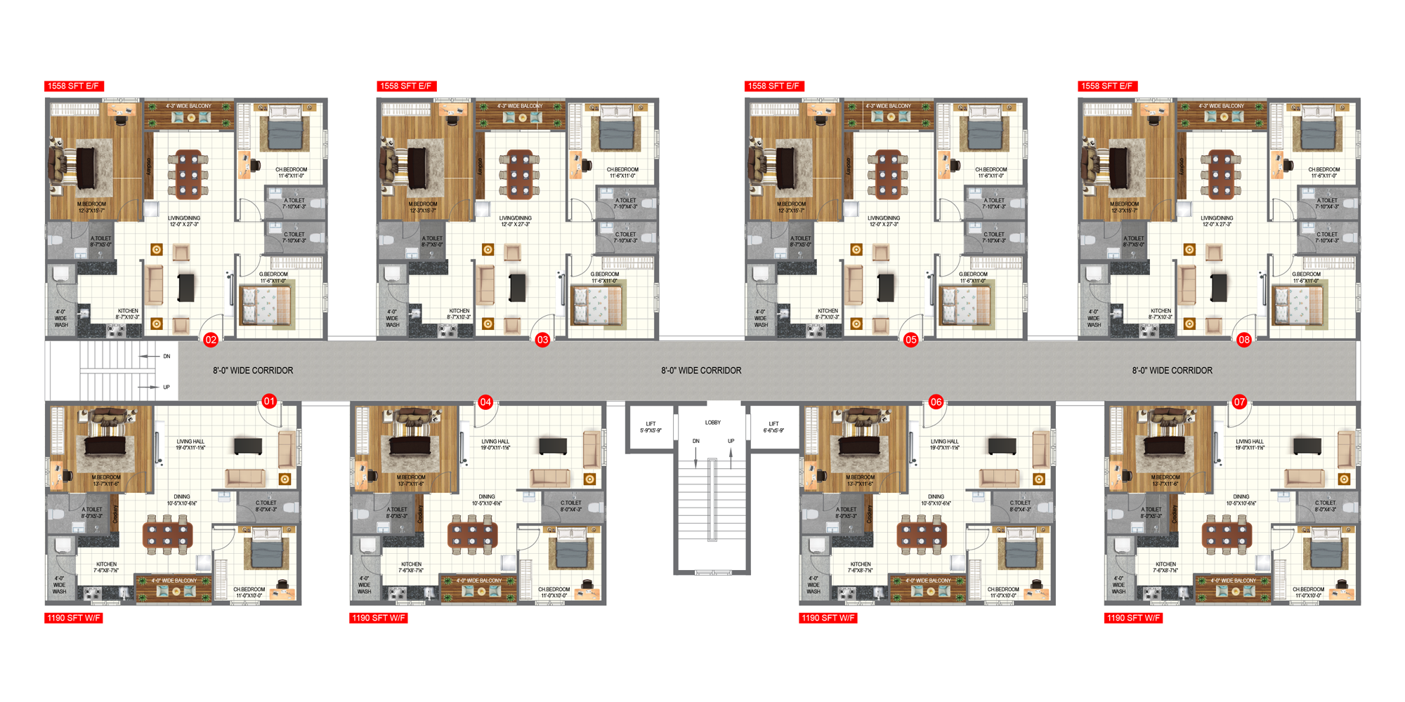 2 & 3 BHK Flats for sale in Nizampet