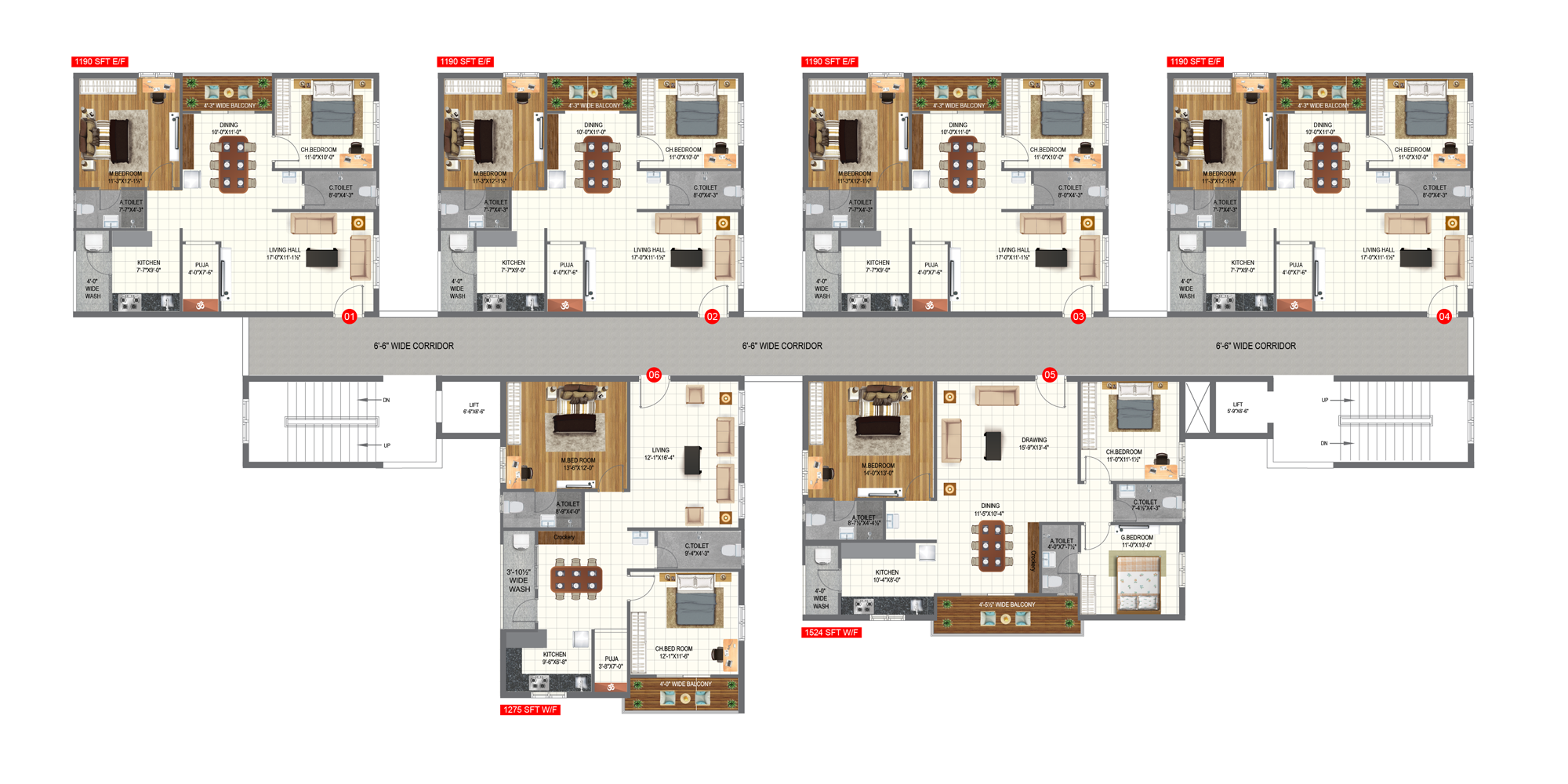2 & 3 BHK Flats for sale in Nizampet